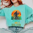 Bigfoot Introvert People Not A Big Fan Retro Sasquatch Comfort Colors Sweatshirt Chalky Mint Bigfoot Introvert People Not A Big Fan Retro Sasquatch Comfort Colors Sweatshirt Chalky Mint