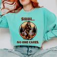 Bigfoot Sasquatch Lover Introvert Antisocial Humor Comfort Colors Sweatshirt Chalky Mint