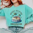 Books Helping Introvert Avoid Conversation Comfort Colors Sweatshirt Chalky Mint Books Helping Introvert Avoid Conversation Comfort Colors Sweatshirt Chalky Mint