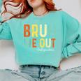 Bruh We Out 3rd Graders Third Grade Graduation Comfort Colors Sweatshirt Chalky Mint