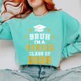 Bruh I'm A Senior Class Of 2026 Graduation School Comfort Colors Sweatshirt Chalky Mint