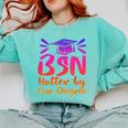 BSN Graduation Bachelors Science In Nursing 2023 Nurse Comfort Colors Sweatshirt Chalky Mint