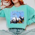 Cadets Celebrate Academy Graduation Comfort Colors Sweatshirt Chalky Mint