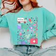 Can’t Talk Right Now Doing Paramedic Nurse Graduation Comfort Colors Sweatshirt Chalky Mint