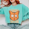 Cat Lover Antisocial Too Close Introvert People Hater Comfort Colors Sweatshirt Chalky Mint Cat Lover Antisocial Too Close Introvert People Hater Comfort Colors Sweatshirt Chalky Mint