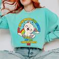 Cat Mom Loves Cats Dad Not In The Mood For People Introvert Comfort Colors Sweatshirt Chalky Mint