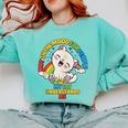Cat Mom Loves Cats Dad Not In The Mood For People Introvert Comfort Colors Sweatshirt Chalky Mint