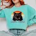 Cat Pun Introvert Anti Social Ew People Kitty Comfort Colors Sweatshirt Chalky Mint Cat Pun Introvert Anti Social Ew People Kitty Comfort Colors Sweatshirt Chalky Mint