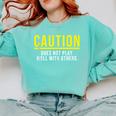Caution Does Not Play Well With Others Introvert Comfort Colors Sweatshirt Chalky Mint Caution Does Not Play Well With Others Introvert Comfort Colors Sweatshirt Chalky Mint