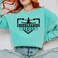 Cheerleading Senior Night Cheer Senior 2025 Graduation 30 Comfort Colors Sweatshirt Chalky Mint