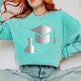 Chemistry Science Degree Graduation Comfort Colors Sweatshirt Chalky Mint