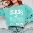 Class Of 1976 Reunion 50 Years Alumni Graduation High School Comfort Colors Sweatshirt Chalky Mint
