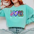Class Of 1983 Shirt Graduation Tie Dye Senior '83 Reunion Comfort Colors Sweatshirt Chalky Mint