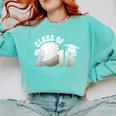Class Of 2018 Shirts Graduation Senior Golf Comfort Colors Sweatshirt Chalky Mint