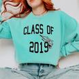Class Of 2019-High School College University GRADUATION Comfort Colors Sweatshirt Chalky Mint