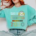 Class Of 2020 Quarantined Seniors Graduation Gift Comfort Colors Sweatshirt Chalky Mint