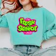 Class Of 2020 Senior 90s TV Style Graduation Comfort Colors Sweatshirt Chalky Mint