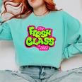 Class Of 2022 Future Fresh Senior 90's TV Style Graduation Comfort Colors Sweatshirt Chalky Mint