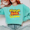 Class Of 2022 Senior 2000s Animated Movie Style Graduation Comfort Colors Sweatshirt Chalky Mint