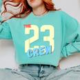 Class Of 2023 Seniors 23 Crew Senior Graduation Idea Comfort Colors Sweatshirt Chalky Mint