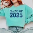 Class Of 2025 Grow With Me Future Graduation Year Comfort Colors Sweatshirt Chalky Mint