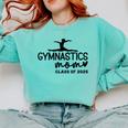 Class Of 2025 Gymnastics Mom Senior Gymnast Graduation Comfort Colors Sweatshirt Chalky Mint
