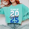 Class Of 2025 Senior Graduation 2025 Blue Comfort Colors Sweatshirt Chalky Mint
