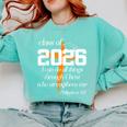 Class Of 2026 Christian Graduation Senior Graduate Comfort Colors Sweatshirt Chalky Mint