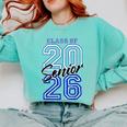 Class Of 2026 Senior Graduation High School And College Grad Comfort Colors Sweatshirt Chalky Mint