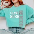 Class Of 2026 Senior 2026 Graduation 2026 Student Kids Comfort Colors Sweatshirt Chalky Mint
