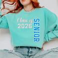 Class Of 2026 Senior Shirt Graduation 2026 Comfort Colors Sweatshirt Chalky Mint