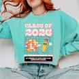 Class Of 2026 Students Graduate 2026 Graduation Comfort Colors Sweatshirt Chalky Mint