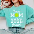 Class Of 2026 Tennis Mom Senior Graduation Graduate Comfort Colors Sweatshirt Chalky Mint