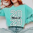Class Of 2029 Graduating School Class Of 2029 Graduation Comfort Colors Sweatshirt Chalky Mint