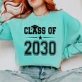 Class Of 2030 Shirt Graduation Comfort Colors Sweatshirt Chalky Mint