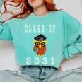 Class Of 2031 Graduation First Day Of School T Shirt Comfort Colors Sweatshirt Chalky Mint