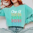 Class Of 2031 Kindergarten Graduation T Shirt Comfort Colors Sweatshirt Chalky Mint