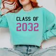 Class Of 2032 Graduation T-Shirts Comfort Colors Sweatshirt Chalky Mint