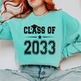 Class Of 2033 Shirt Graduation Comfort Colors Sweatshirt Chalky Mint