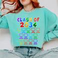 Class Of 2034 Grow With Me Graduation First Day Of School Comfort Colors Sweatshirt Chalky Mint