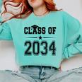Class Of 2034 Shirt Graduation Comfort Colors Sweatshirt Chalky Mint