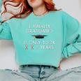 College Graduation Class Of 2021 Finally Graduated Comfort Colors Sweatshirt Chalky Mint