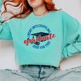 College University School Graduation Debt Loan Comfort Colors Sweatshirt Chalky Mint