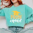 Cool Prom Squad 2025 Prom Graduation Party Matching 2025 Comfort Colors Sweatshirt Chalky Mint