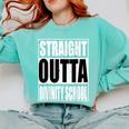 Cool Straight Outta Divinity School Graduation Shirt Comfort Colors Sweatshirt Chalky Mint