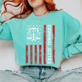 Criminal Justice Major College Student Graduate Graduation Premium Comfort Colors Sweatshirt Chalky Mint