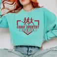 Cross Country Senior Night Senior 2025 Graduation Party 48 Comfort Colors Sweatshirt Chalky Mint