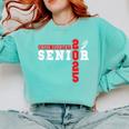 Cross Country Senior Night Senior 2025 Graduation Party 6 Comfort Colors Sweatshirt Chalky Mint