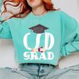 CSD Masters Graduation Men Women Son Daughter Comfort Colors Sweatshirt Chalky Mint