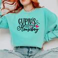 Cupid's Homebody Introvert Valentine's Day Home Comfort Colors Sweatshirt Chalky Mint Cupid's Homebody Introvert Valentine's Day Home Comfort Colors Sweatshirt Chalky Mint